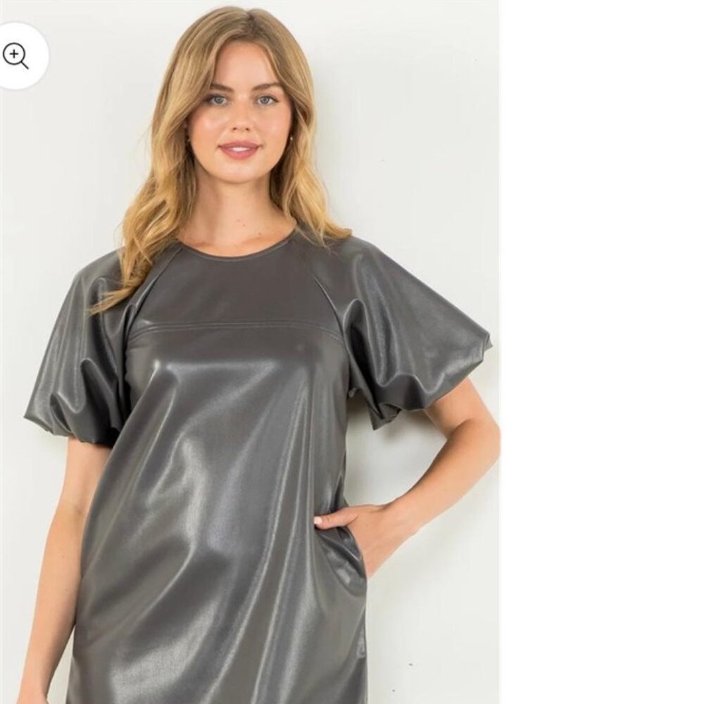 Buttery Soft Faux Leather Dress